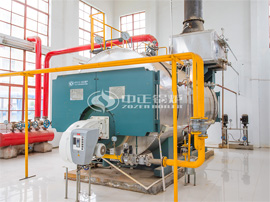 6噸WNS系列冷凝式燃氣蒸汽鍋爐現場