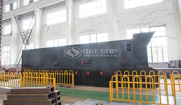 紡織業(yè)15噸DZL系列燃生物質(zhì)三鍋筒蒸汽鍋爐項目